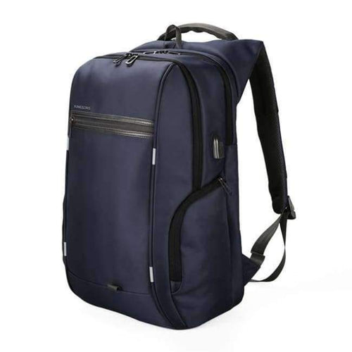 Planet Gates A KS3140W Blue / 13 Inches Kingsons 13.3,15.6,17.3 inch Laptop Computer Backpack for Men Women Anti-theft Waterproof Bag Backpack External USB Charge 15 17