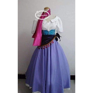 Planet Gates A / L Hunchback of Notre Dame Esmeralda Dress Cosplay Costume Adult Halloween Costumes