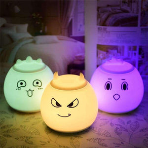Planet Gates A Lamp Ins Hot Novelty LED Rechargeable Silicone Night Light Children's Cartoon Octopus Bedside Lamp Creative Night Light For Kids Gift
