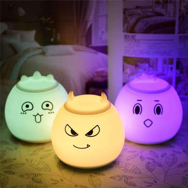 Planet Gates A Lamp Ins Hot Novelty LED Rechargeable Silicone Night Light Children's Cartoon Octopus Bedside Lamp Creative Night Light For Kids Gift
