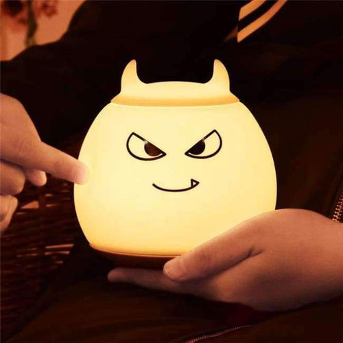 Planet Gates A Lamp Ins Hot Novelty LED Rechargeable Silicone Night Light Children's Cartoon Octopus Bedside Lamp Creative Night Light For Kids Gift