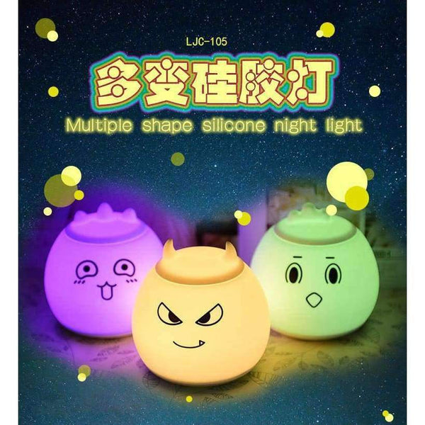 Planet Gates A Lamp Ins Hot Novelty LED Rechargeable Silicone Night Light Children's Cartoon Octopus Bedside Lamp Creative Night Light For Kids Gift