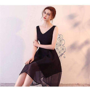 Planet Gates A-Line Tulle  Cocktail Dresses Sweet Elegant V-Neck Sleeveless Open Back Knee-Length Short Homecoming Dresses 2018