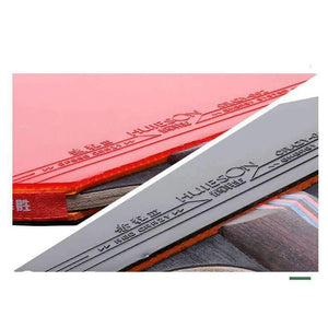 Planet Gates A Long handle Pimples-in carbon bat table tennis racket with rubber pingpong paddle short handle tennis table rackt long handle