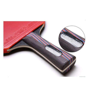 Planet Gates A Long handle Pimples-in carbon bat table tennis racket with rubber pingpong paddle short handle tennis table rackt long handle