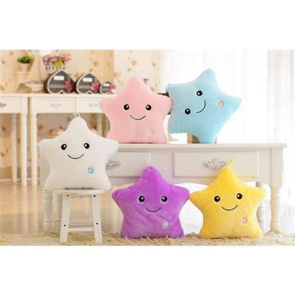 Planet Gates A Luminous Pillow Star Cushion Colorful Glowing Pillow Plush Doll Led Light Toys Gift For Girl Kids Christmas Birthday