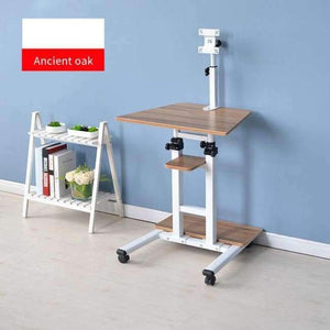 Planet Gates A Multifunctional household computer computer desk standing mobile lazy table can freely lift table.