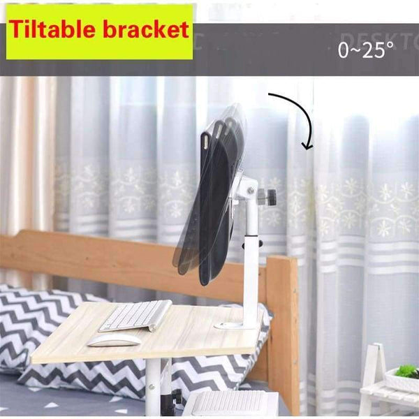 Planet Gates A Multifunctional household computer computer desk standing mobile lazy table can freely lift table.