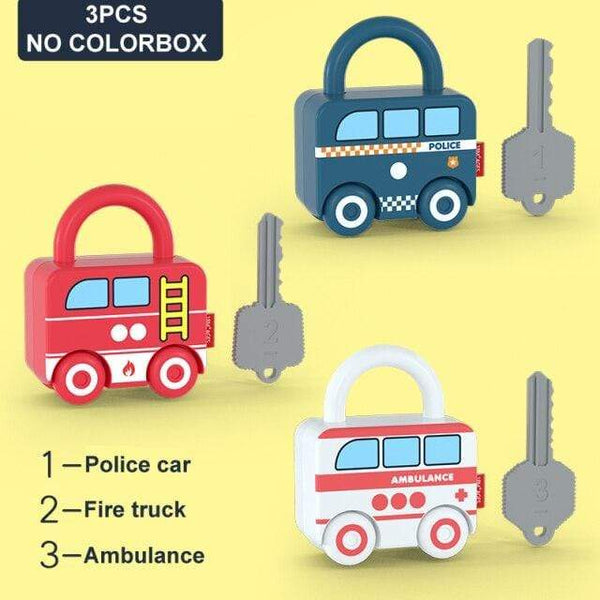 Planet Gates A-nobox Children Montessori Toys for Babies 1 to 2 3 Years Educational Toys Locks Keys Match Set Early Learning Game Juguetes Bebes