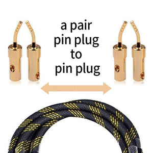 Planet Gates a pair-pin to pin / 8m Canare speaker cable L-4S8F 1 Pair oxygen-free copper audio HI-FI high-end amplifier 4N OFC speaker cable Banana plug cable