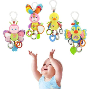 Planet Gates A Plush Baby Stroller Hanging Developing Toys Animal Rattle Bed Bell Infant Baby Comfort Toys for Girls Musical Toys for Children