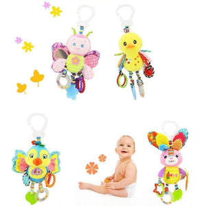 Planet Gates A Plush Baby Stroller Hanging Developing Toys Animal Rattle Bed Bell Infant Baby Comfort Toys for Girls Musical Toys for Children