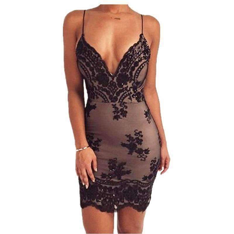 Planet Gates A-Q-001B / L Evening Sexy Black Gold Sequin Dress Women Befree Party Vestido Mesh Streetwear Christmas Dress Luxury Nightclub Dresses Clothes