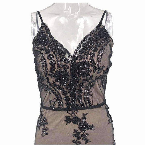 Planet Gates A-Q-001B / L Evening Sexy Black Gold Sequin Dress Women Befree Party Vestido Mesh Streetwear Christmas Dress Luxury Nightclub Dresses Clothes