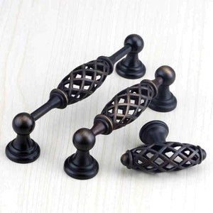 Planet Gates A Retro birdcage design cabinet cupboard kitchen drawer door handle knobs pulls,furniture hardware accessories.