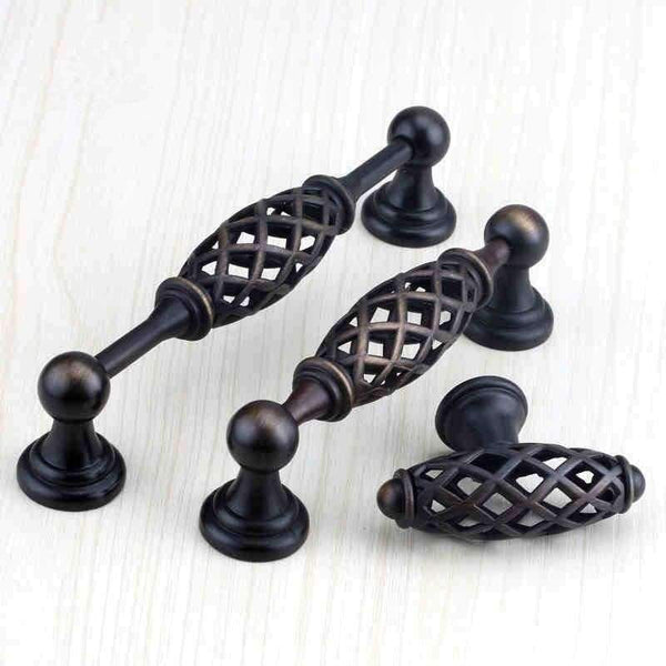 Planet Gates A Retro birdcage design cabinet cupboard kitchen drawer door handle knobs pulls,furniture hardware accessories.