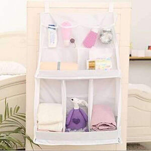 Planet Gates A Rooms Nursery Hanging Storage Bag Baby Cot Bed Crib Organizer  Toy Diaper Pocket for Newborn Crib Bedding Set