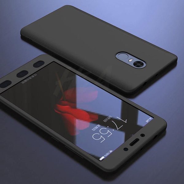 Planet Gates A / Rose-Gold H&A 360 Degree Full Cover Phone Case For Xiaomi Redmi Note 4 4X Screen Protector Film Phone Cover Note 4 Global Version Glass