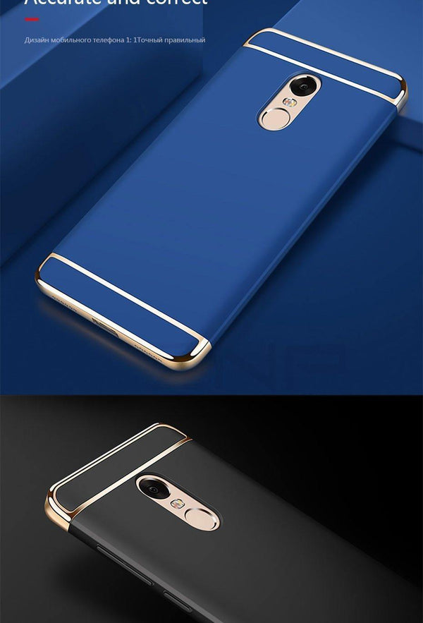 Planet Gates A / Rose Gold ZNP Luxury Hard PC Plating Case For Xiaomi Redmi Note 4 4X Full Cover Cases For Xiaomi Redmi 4X Redmi Note 4 4X Phone Case Shell