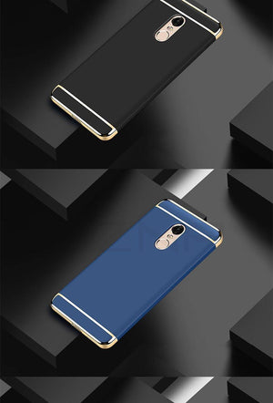 Planet Gates A / Rose Gold ZNP Luxury Hard PC Plating Case For Xiaomi Redmi Note 4 4X Full Cover Cases For Xiaomi Redmi 4X Redmi Note 4 4X Phone Case Shell