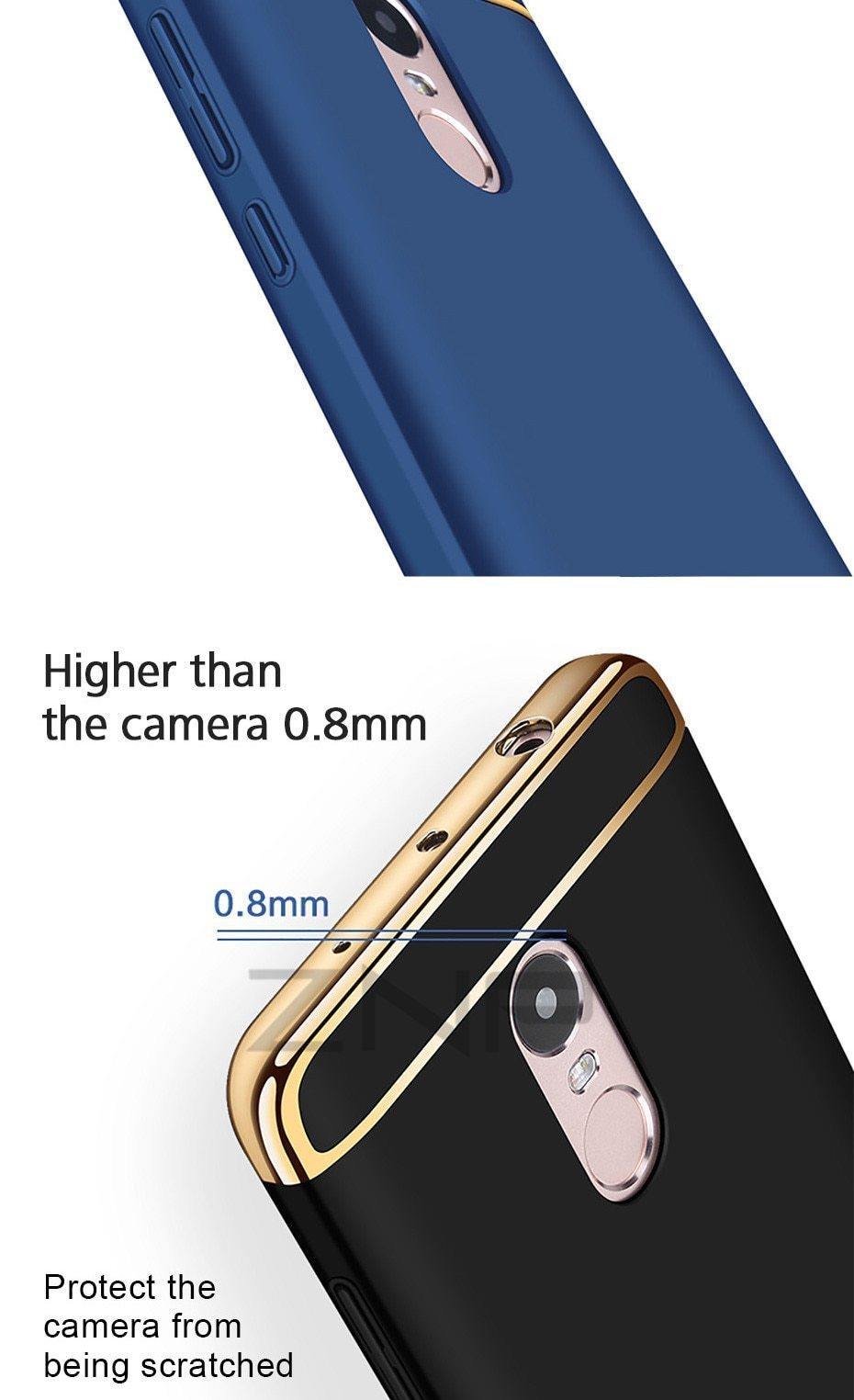 Planet Gates A / Rose gold ZNP Luxury Shockproof Case For Xiaomi Redmi Note 4 4X Hard Back Cover Cases For Redmi Note 4X Redmi Note 4 Phone Case shell
