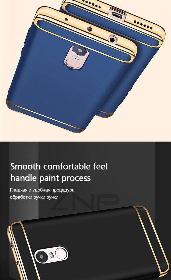 Planet Gates A / Rose gold ZNP Luxury Shockproof Case For Xiaomi Redmi Note 4 4X Hard Back Cover Cases For Redmi Note 4X Redmi Note 4 Phone Case shell