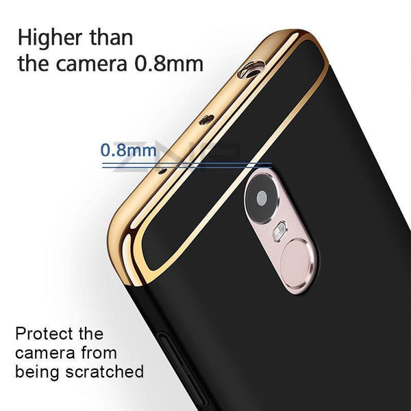 Planet Gates A / Rose gold ZNP Luxury Shockproof Case For Xiaomi Redmi Note 4 4X Hard Back Cover Cases For Redmi Note 4X Redmi Note 4 Phone Case shell