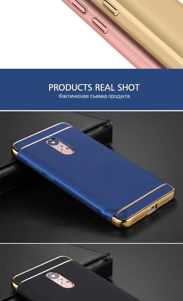 Planet Gates A / Rose gold ZNP Luxury Shockproof Case For Xiaomi Redmi Note 4 4X Hard Back Cover Cases For Redmi Note 4X Redmi Note 4 Phone Case shell