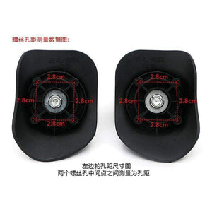 Planet Gates A set 4 pcs GUGULUZA Universal Wheel Replacement Luggage Suitcase Bags Repair Parts Wheels Accessories for Travel Trolley Luggage W023