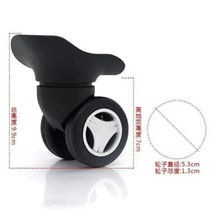 Planet Gates A set 4 pcs GUGULUZA Universal Wheel Replacement Luggage Suitcase Bags Repair Parts Wheels Accessories for Travel Trolley Luggage W023