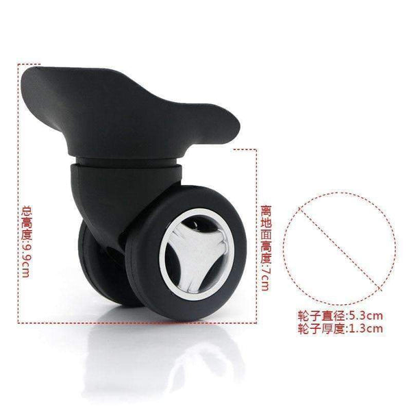 Planet Gates A set 4 pcs GUGULUZA Universal Wheel Replacement Luggage Suitcase Bags Repair Parts Wheels Accessories for Travel Trolley Luggage W023