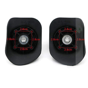 Planet Gates A set 4 pcs GUGULUZA Universal Wheel Replacement Luggage Suitcase Bags Repair Parts Wheels Accessories for Travel Trolley Luggage W023