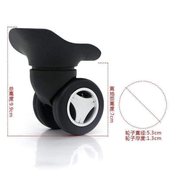 Planet Gates A set 4 pcs GUGULUZA Universal Wheel Replacement Luggage Suitcase Bags Repair Parts Wheels Accessories for Travel Trolley Luggage W023