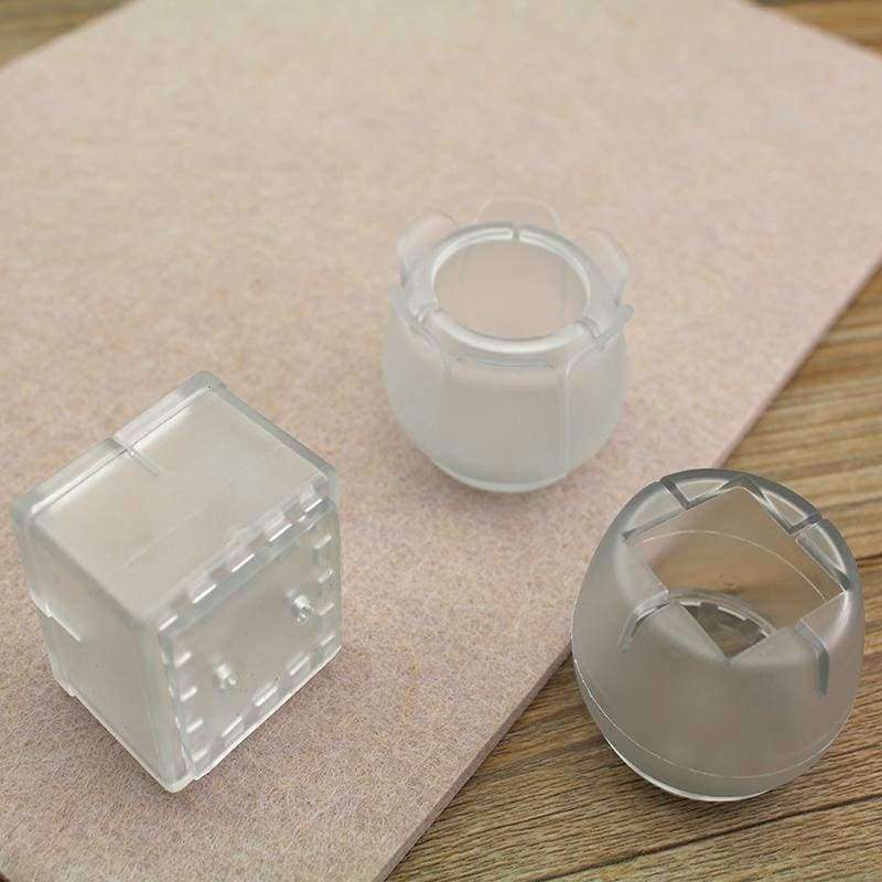 Planet Gates A Silica Gel Dining Table and Chair Foot Pad Non-slip Wear Resistant Protection Pad Furniture Accessories Sofa Feet Case 8pcs/lot