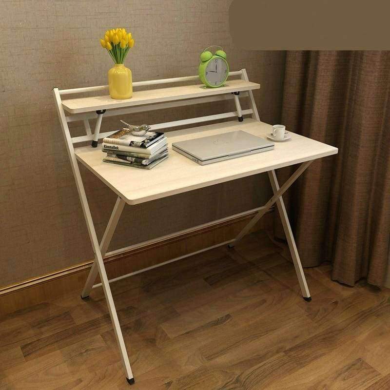 Planet Gates A Simple Style Foldable Desk Free Installation Study Table Household Writing Desk Multifunction Office Computer Table Steady Safe