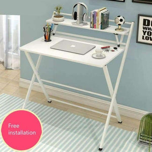 Planet Gates A Simple Style Foldable Desk Free Installation Study Table Household Writing Desk Multifunction Office Computer Table Steady Safe