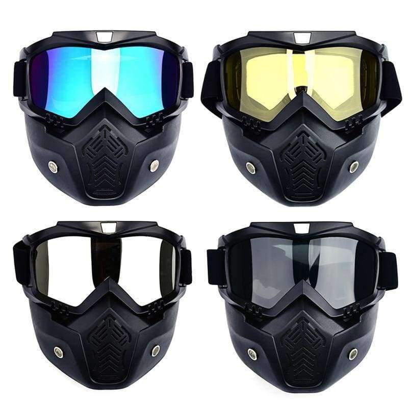 Planet Gates A Ski Snowboard Mask Winter Ski Snowmobile Goggles Windproof Skiing Glasses Motocross Sunglasses with Mouth Filter
