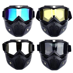 Planet Gates A Ski Snowboard Mask Winter Ski Snowmobile Goggles Windproof Skiing Glasses Motocross Sunglasses with Mouth Filter
