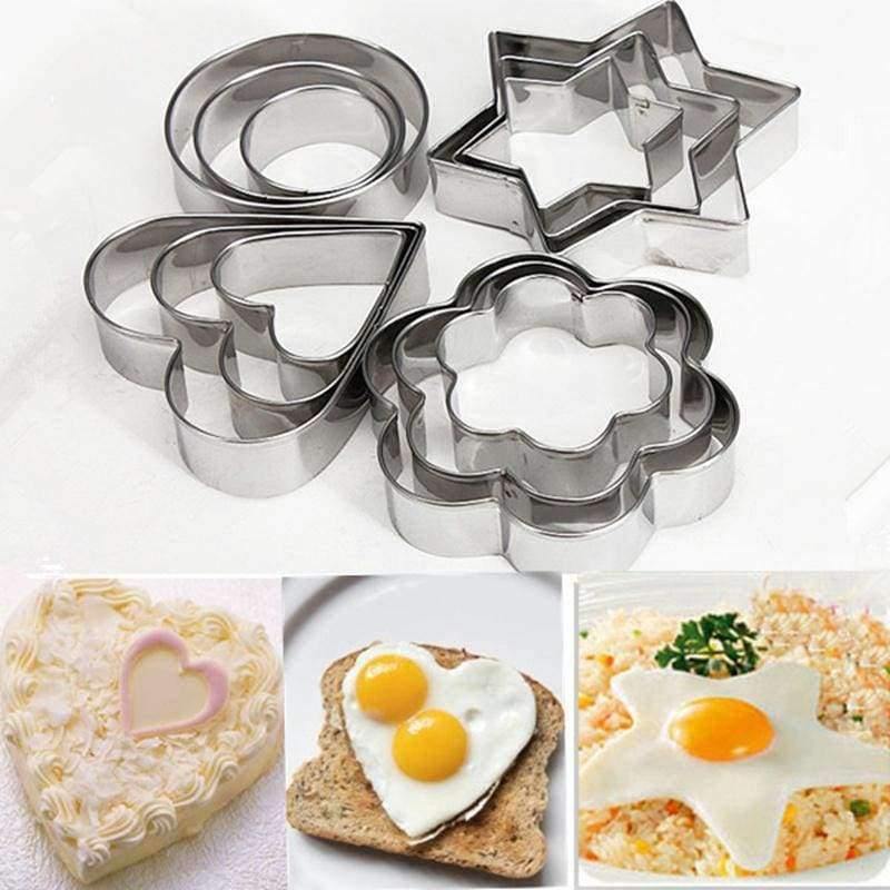Planet Gates A Stainless Steel Cake Decorating Fondant Cutters set Cookie Biscuit egg mould baking and pastry tools kitchen accessories