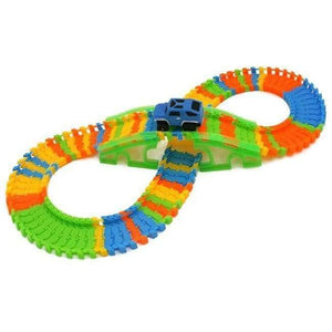 Planet Gates A-type 115PCS DIY Stunt Track Car Variety Rail Car Track Model Suit  Train Change Lanes Recycle Run Educational Toy for Kids B-type