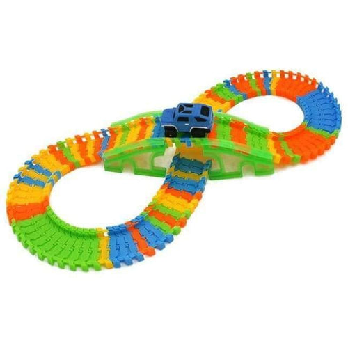 Planet Gates A-type 115PCS DIY Stunt Track Car Variety Rail Car Track Model Suit  Train Change Lanes Recycle Run Educational Toy for Kids B-type