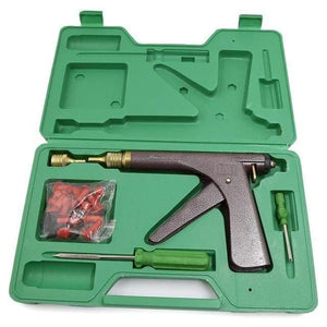 Planet Gates A Vacuum Tire Repair Gun Kit Motorcycle Electric Bicycle Vacuum Tire Repair Tools Puncture Plug Repair Block Air Leaking kit