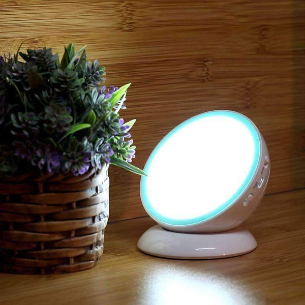 Planet Gates A / White Creative 360 degree rotation LED wireless wall lamp table Bedside bedroom night lamp kids Indoor novelty night light