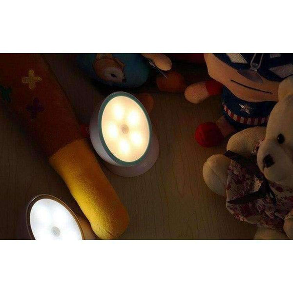 Planet Gates A / White Creative 360 degree rotation LED wireless wall lamp table Bedside bedroom night lamp kids Indoor novelty night light