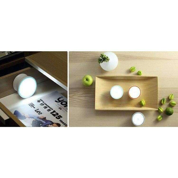 Planet Gates A / White Creative 360 degree rotation LED wireless wall lamp table Bedside bedroom night lamp kids Indoor novelty night light