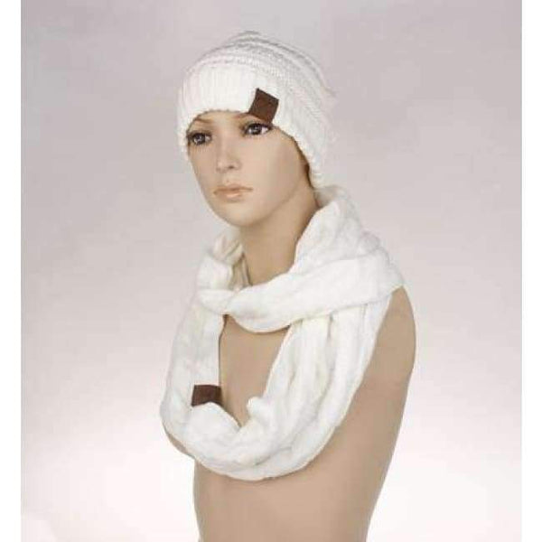 Planet Gates A White Scarf And Hat Sets CC Ponytail Beanie Winter Cap Women Scarves Neck Warmer Skullies Beanies Knitted Caps Casual Men Woolen Hats