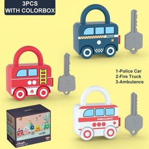 Planet Gates A-withbox Children Montessori Toys for Babies 1 to 2 3 Years Educational Toys Locks Keys Match Set Early Learning Game Juguetes Bebes
