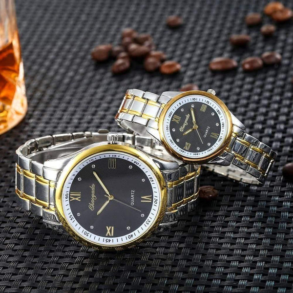 Planet Gates A WOMEN Couples lovers stainless steel diamond business quartz watches ladies luxury gold sliver bracelet watches