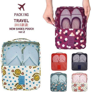 Planet Gates A YINUO 2018 Travel Portable Three Pairs Shoes Double Storage Shoes Storage Necessaries Case Wash Organizer Toiletry Bag