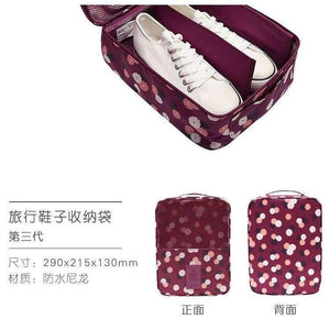 Planet Gates A YINUO 2018 Travel Portable Three Pairs Shoes Double Storage Shoes Storage Necessaries Case Wash Organizer Toiletry Bag
